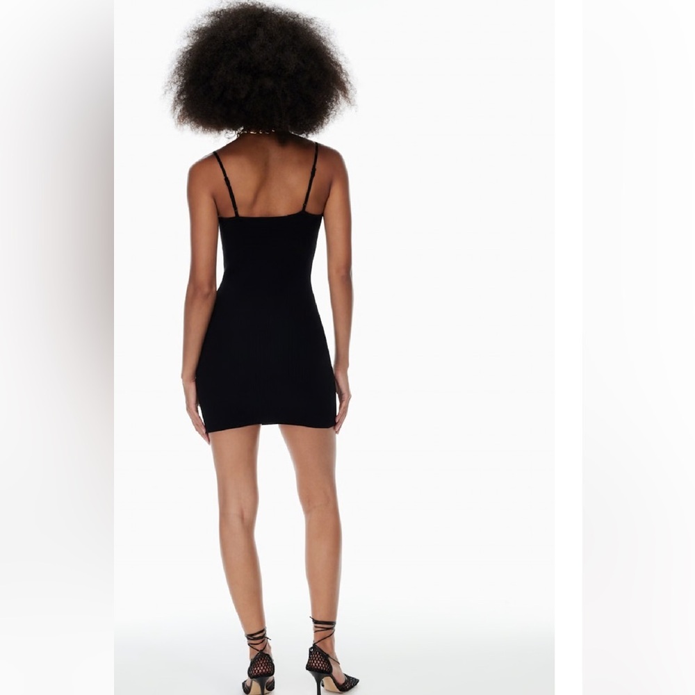 Aritzia Babaton Sculpt Knit Cami Dress In Black - Picture 4 of 9